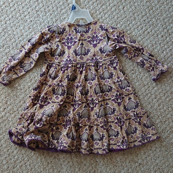 Kate Quinn Folk Floral Prairie Dress SIZE 3T - Picture 6 of 13